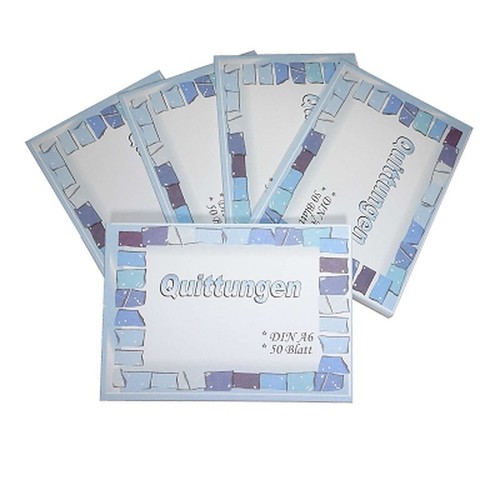 Quittungen quittungsblock - 5x,