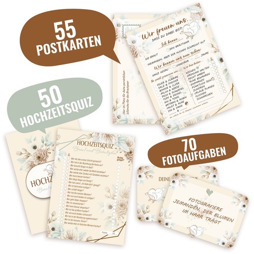 Hochzeitsspiel mit aufgaben - mit,