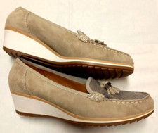 Schuhe Damen Leder Mokassins