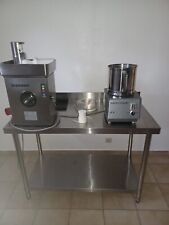 Metzgereibedarf, Kutter, Wolf, Spritze, Arbeitstische