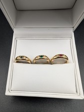 3 Pierre Lang Ringe 1x rot 1x