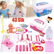 43Stk Arztkoffer Doktor Spielset Rollenspiel Kit Geschenke für Kinder Spielzeug