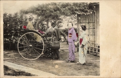 Japanische frauen kimono - ak,