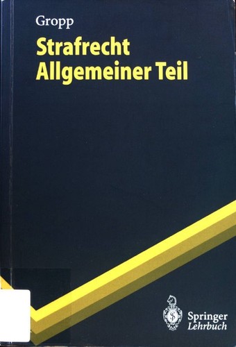 Strafrecht springer lehrbuch - strafrecht;, springer-lehrbuch