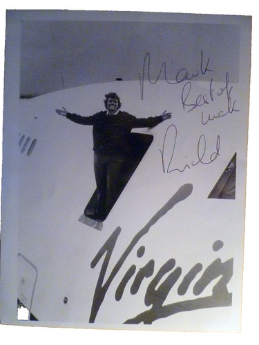 Echtfoto von richard branson - richard,