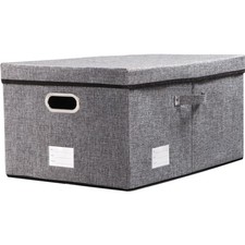 Aufbewahrungsbox,Grau,faltbar