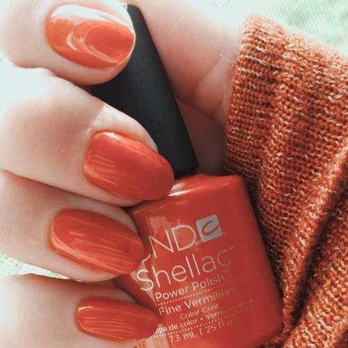Cnd shellac fine vermillion - cnd,