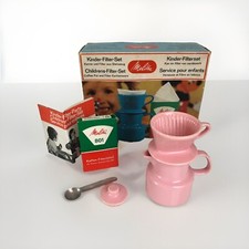 Melitta-Kinder-Filter-Set Art. 4-7004-03 - VINTAGE 70er rosa Originalverpackung