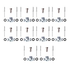 TMP Racing Verkleidung Innensechskant 14 mm Schnellverschluss Set silber zum