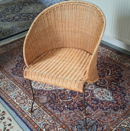 Rattan akzent sessel - rattan, natur