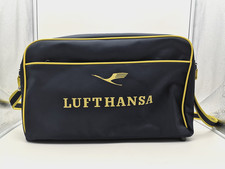 Lufthansa Taschen Bowling Bag / Laptop Tasche | Navy Blau / Gelb | Auswahl