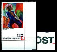 823 I ** (Expressionismus, Ernst Ludwig Kirchner, 120 Pf.) Eckrandstück
