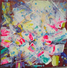 Abstrakte Kunst Acryl auf