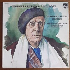 LP GEORGES BRASSENS PAUL FORT