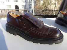 SERGIO ROSSI Damen Schuhe Loafer Leder Braun VIBRAM Italy Gr.39,5 f.Neuw