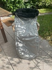 ORGATERM Schlupfsack WEBPELZ schwarz Gr. 5 - senior uni silber Thermow.Blende
