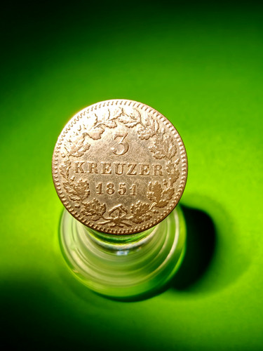 Münzen kreuzer 1851 von - 1851,