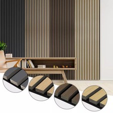 Wandpaneele 120 x 60 cm Holz 3D 1-4 Stück Natur Holzdekor Akustikpaneele Akustik