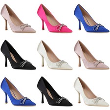 Damen Spitze Pumps Party
