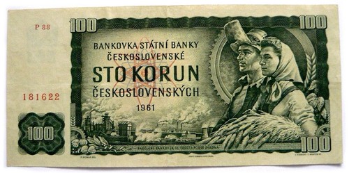 Tschechoslowakei 100 kronen - tschechoslowakei,,