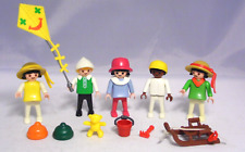 PLYMOBIL 5 Kinder Schlitten