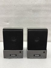 SABA Compact small active speaker CAS 2 - Boxen Paar  ca. 1984 High End Walkmen✅