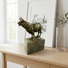 Premium Bronzefigur Stier