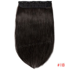 Ombre Dick Ein Tressen Clip In 100% Remy Echthaar Extensions Weft Haarteil Blond