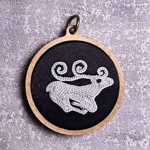 Anhänger hirschmotiv - hirschmotiv, –