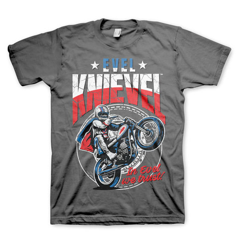 Evel knievel wheelie - wheelie, t-shirt