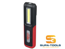 KS-TOOLS Akku Werkstatt-Handlampe knickbar LED Leuchte, Taschenlampe, Stablampe