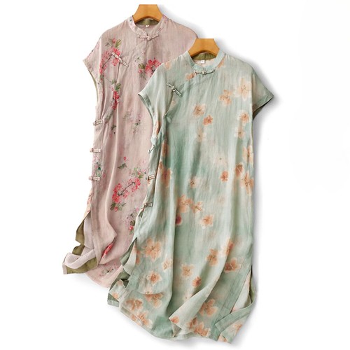 Damen retro cheongsam kleid - damen,