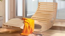 Wellnessliege Sauna Gartenliege Sonnenliege Relaxliege Liegestuhl Gartenmöbel