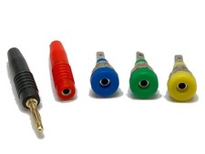 5x 2mm Stecker, Buchse