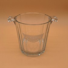 MOET & CHANDON GLAS ZIERLICHER EISKÜBEL KÜHLBOX FÜR CHAMPAGNER. Sehr guter Zustand 