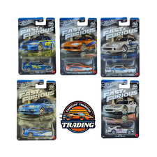 Hot Wheels Graphic Remix Fast & Furious SET OF 5 Silver Series DieCast VW Honda