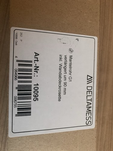 Deltamess mantelrohr - mantelrohr, g1