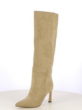 Damen Stiefel dunkelbeige