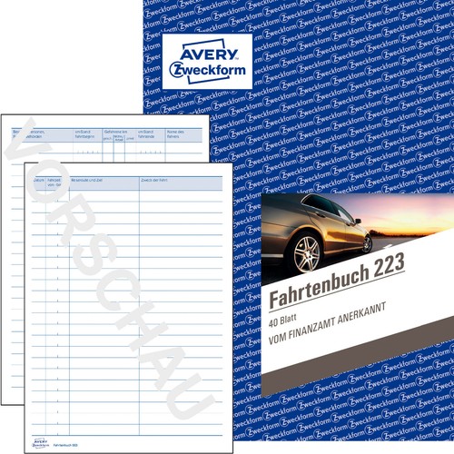 Zweckform 223 fahrtenbuch - 223,