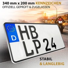 Kennzeichen 340x200 mm LKW PKW