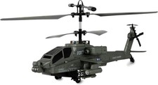 Apache AH-64 Hubschrauber dunkelgrün 250 mm RTF mit Fernbedienung und Akku