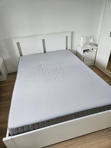 Ikea bett malm - weiß, 140x200