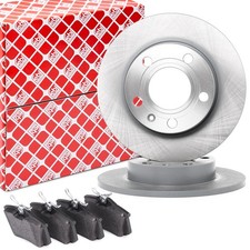 FEBI Bremsenset Bremsscheiben +Beläge Hinten für AUDI A4 Avant (8ED, B7) 245mm