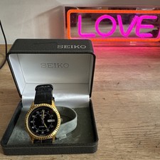 Vintage Seiko 5 Fluted Gold