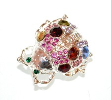 Damen Brosche Marienkäfer