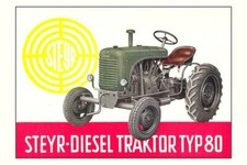 Blechschild 20x30 STEYR Typ 80