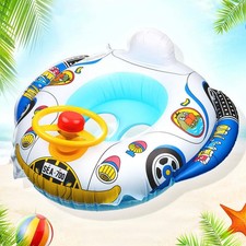Aufblasbare Kinder Baby Kleinkind Schwimmbad schwimmen Sitz Float Boot Auto