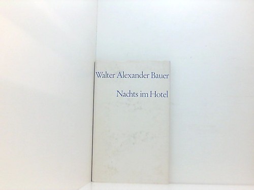 Nachts hotel kurze prosa - kurze,
