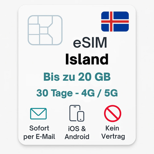 Island esim datentarif - esim,