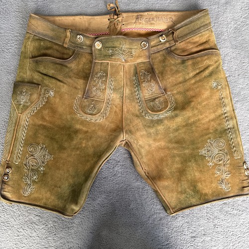 Trachtenlederhose herren kurz - trachtenlederhose,